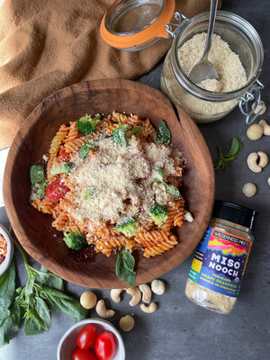 Vegan Macadamia Miso Parm