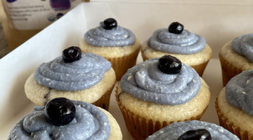 Blue Butterfly Buttercream Frosting