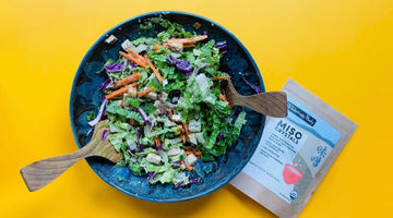 Asian Tofu Salad with Miso Dressing