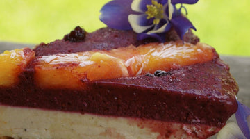 Blackberry Orange Cashew Chz Cake