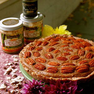 Raw Caramel Pecan Pie