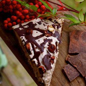 Hazelnut Coco-Maple Whip Mousse Pie