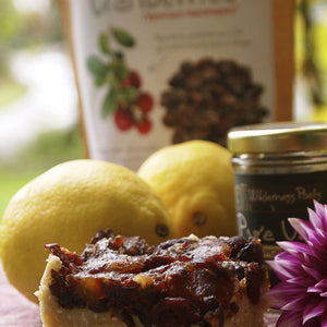Raw Lemon Cranberry Bars