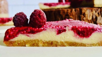 Raw Vegan Raspberry Cheesecake