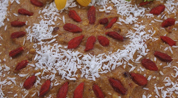 Tangy Incan Berry Pie with GREEN Hemp Crust!