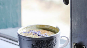 Maca Tahini Maple Turmeric Golden Latte