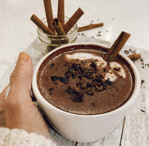 Dragonfruit Red Velvet Hot Chocolate