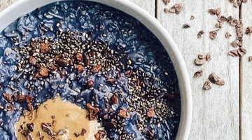 💙Beautiful, Blue Butterfly Pea Flower Cashew Buttery Oats💙