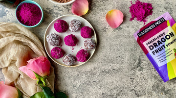 Raw Cashew-Cacao Dragon Fruit Truffles