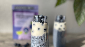 Bright Blue Blueberry Chia Pudding