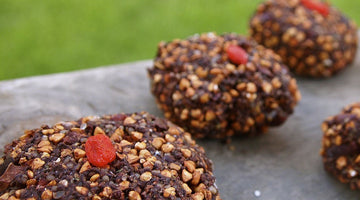 Crunchy Chia Chocolate Buckwheat Bars