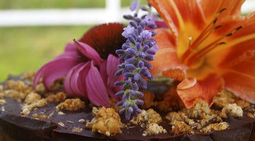 Chocolate Caramel Mulberry Tart