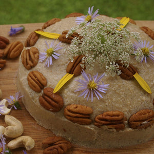 Lemon-Ginger Pecan Chz Cake