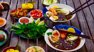 Golden Danmuji Sunrise Ramen Bowls