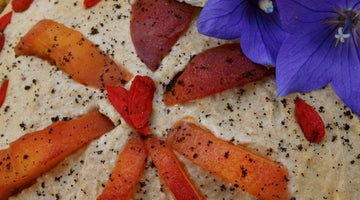 Raw Vanilla Peach Cream Pie