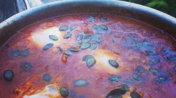Shakshuka a la Mexicana con pepitas