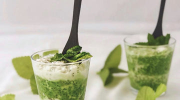 Coconut-Matcha Chia Pudding