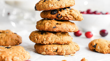 Gluten-Free Vegan Oatmeal Cranberry Cookies