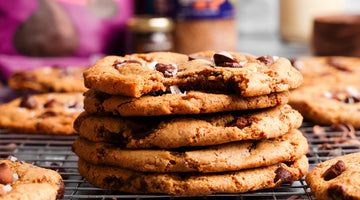 Healthy, Vegan, Almond Butter Chocolate Chip Cookies
