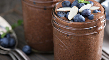 Cacao Chia Almond Pudding