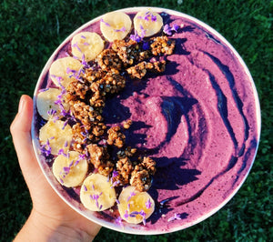 Blueberry Lavender Smoothie Bowl