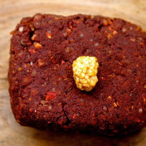 Mulberry-Cacao-Cashew Brownies!