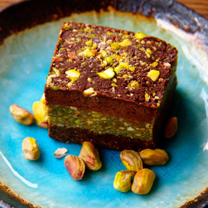 Pistachio Brownies