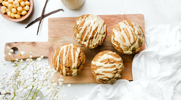 Gluten-Free Vanilla Macadamia Muffins
