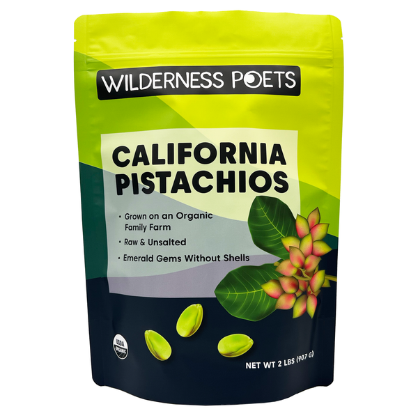 Pistachios - Whole, Organic, California-Grown
