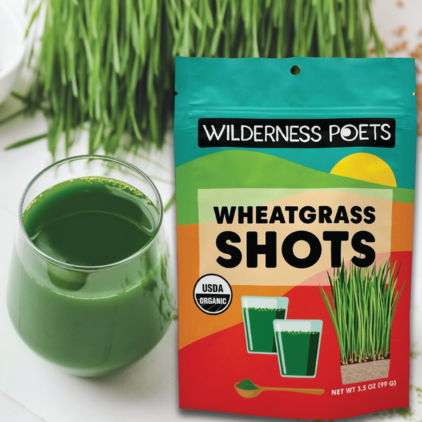 Wheatgrass Shots - Juice Powder - Organic, USA-Grown