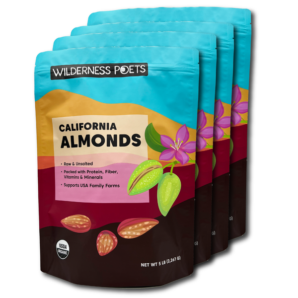 Almonds - Organic, Raw, California-Grown