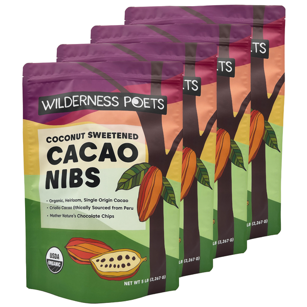 Coconut-Sweetened Cacao Nibs - Organic