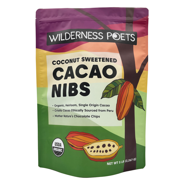 Coconut-Sweetened Cacao Nibs - Organic