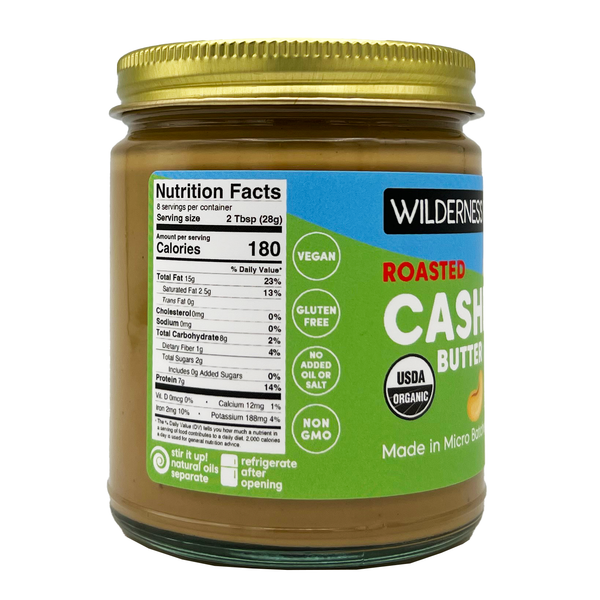 Cashew Butter - Roasted, Organic