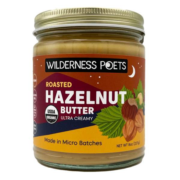 Hazelnut Butter - Roasted, Organic, Ultra Creamy