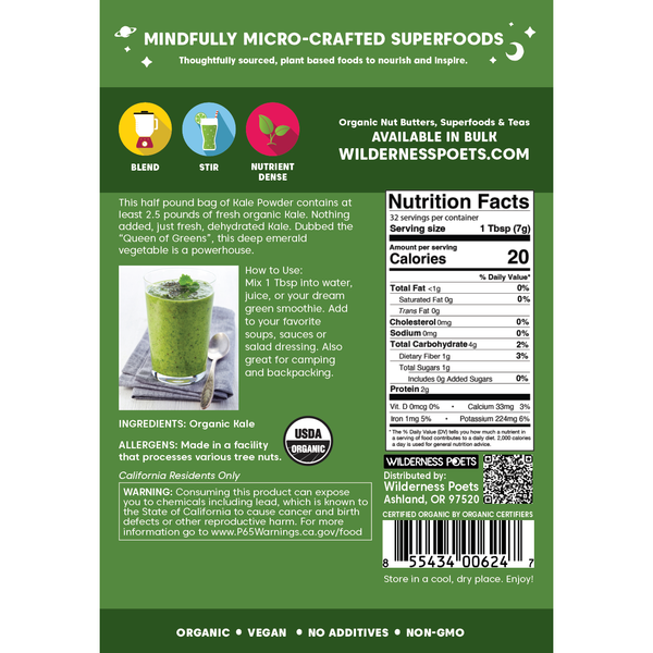 Kale Powder - Organic