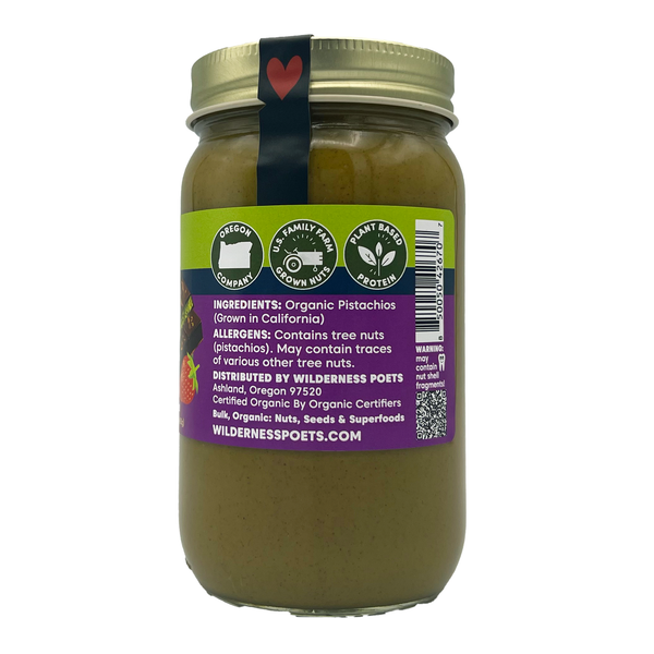 Ultra Creamy Pistachio Butter -  Organic