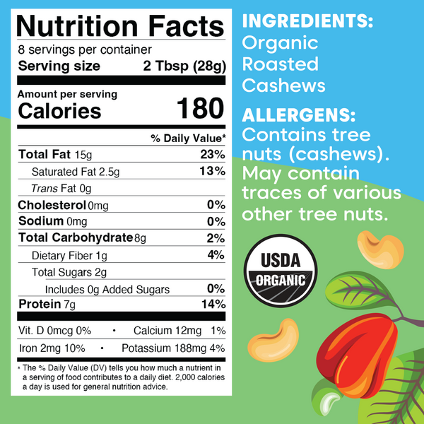 Cashew Butter - Roasted, Organic