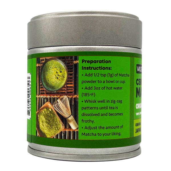 Ceremonial Matcha Green Tea Powder - Organic