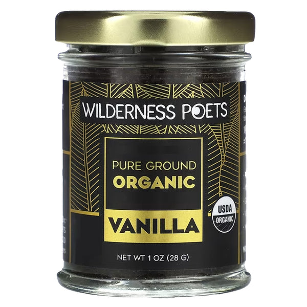Pure Vanilla Powder - Organic, Raw Ground Vanilla Beans