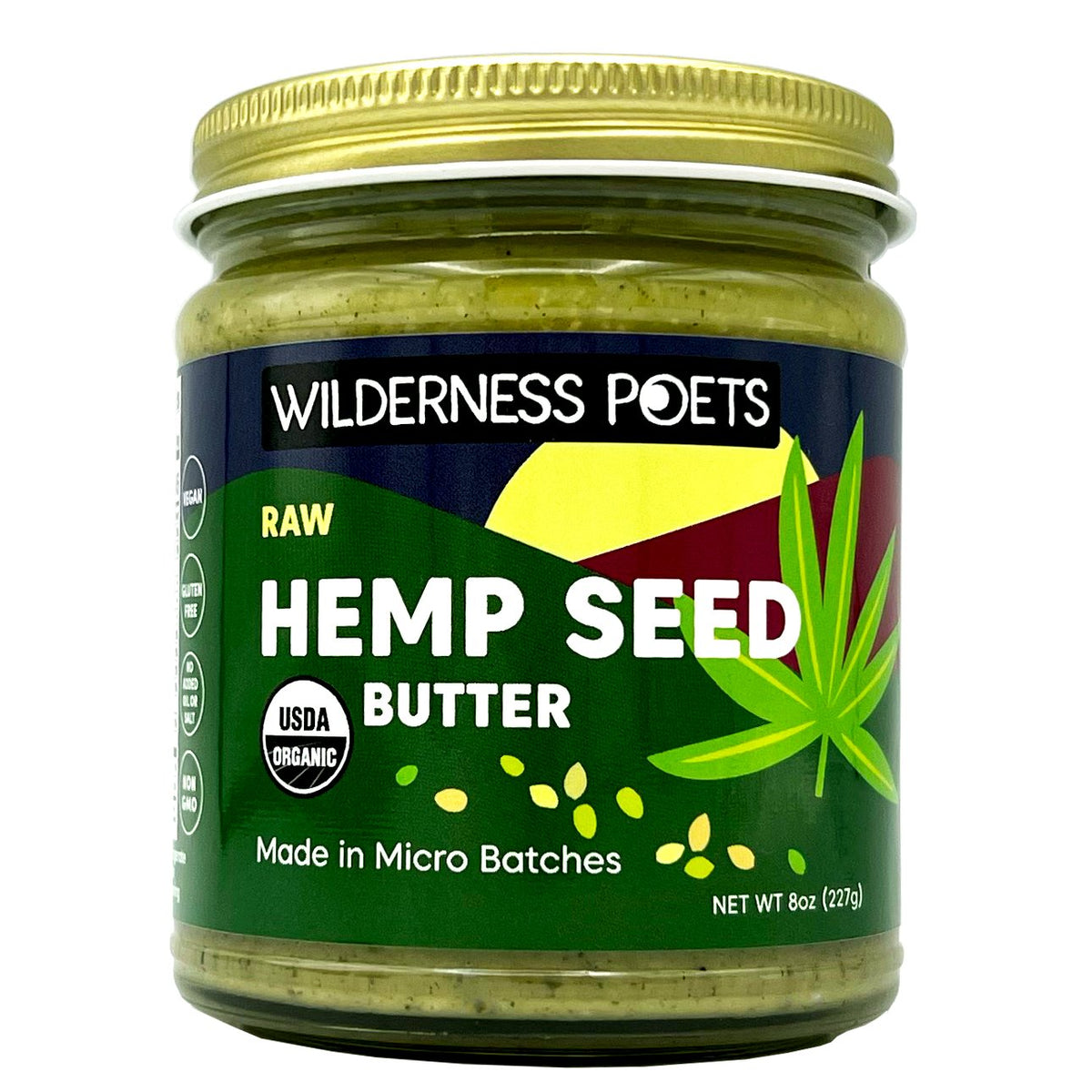 Hemp Seed Butter - Pure HempSpread - Organic & Raw - WildernessPoets –  Wilderness Poets
