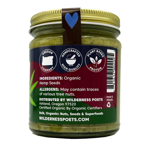 Hemp Seed Butter - Organic, Raw