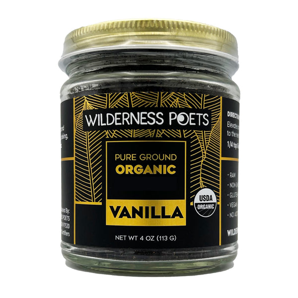 Pure Vanilla Powder - Organic, Raw Ground Vanilla Beans