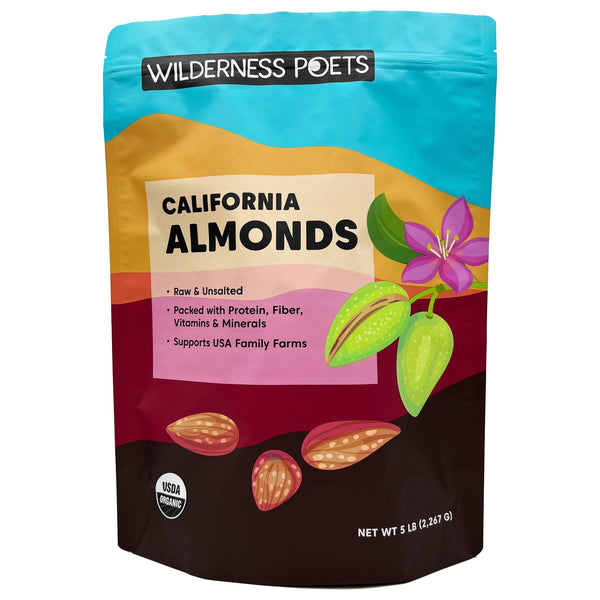 Almonds - Organic, Raw, California-Grown