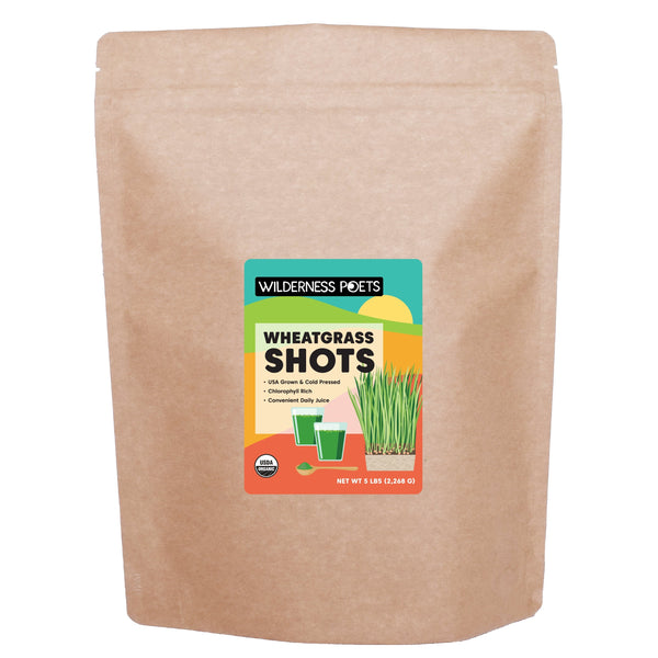 Wheatgrass Shots - Juice Powder - Organic, USA-Grown