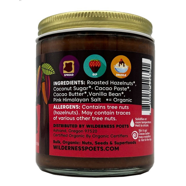 Chocolate Hazelnut Butter - Organic