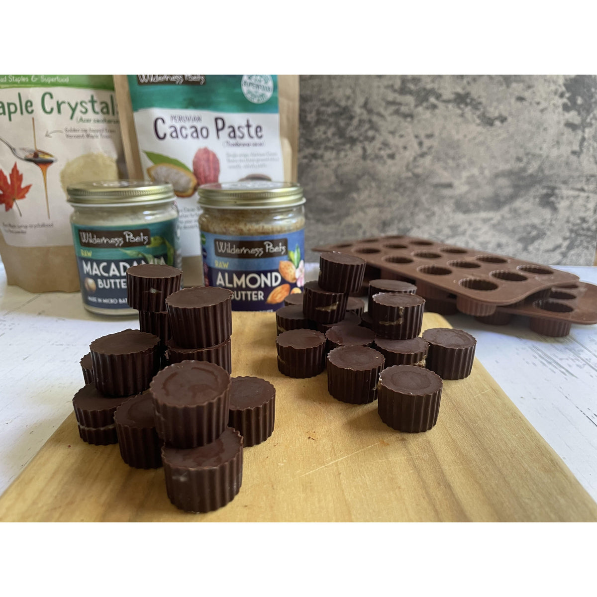 Silicon Chocolate Mini Cup Molds (4 pack) – Wilderness Poets