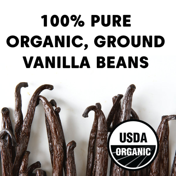 Pure Vanilla Powder - Organic, Raw Ground Vanilla Beans