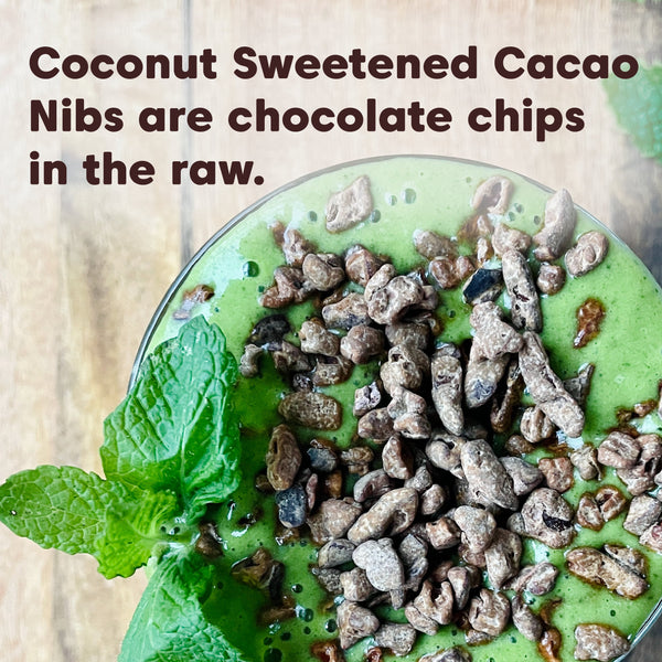 Coconut-Sweetened Cacao Nibs - Organic