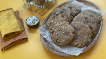Vegan Salted Chocolate Chip Cookies